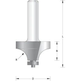 Hikoki AVRUNDINGSFRES M/STYRELAGER 15.9MM - 44.5MM, 1 Stykk, SHK-584