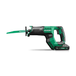 Hikoki Bajonettsag 18V 4Ah – Børsteløs Motor, Justerbar Støttefot(CR18DMAWWZ, 1 Boks)