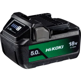 Hikoki Batteri Li-Ion 18V 5,0Ah – Lett, Høy Kapasitet, Ingen Minneeffekt(378683, 1 Stykk)