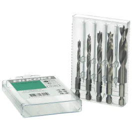 Hikoki Treborsett CV-Spiral 4-10X75-100MM – HSS, Presisjonsslipt, Selvsentraliserende Borrspiss(781983, 1 Stykk)