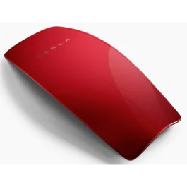 Tesla Wall Connector – Holdbart Herdet Glass(10912, Rød, 1 Stykk)