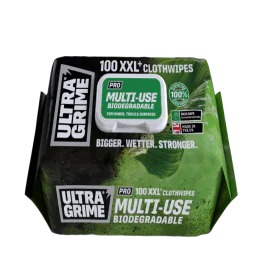 UltraGrime Bio Multi-bruks våtservietter 100-pack, 1 stykke, SKC-KJE5940