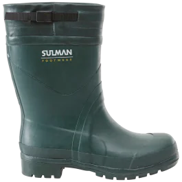 Sulman Gummistøvel – Vanntett, Halvhøy (Grønn, 1 Par, Størrelse: 37/39/40/41/46), SSK-999