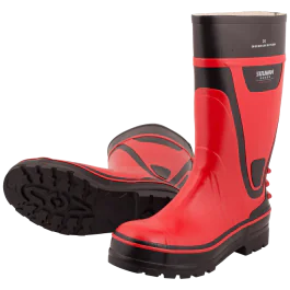Sulman Vernestøvel – Solid Design, Rød (Sikkerhet / Ståltåhette), 1 Par, SSK-803