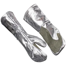 Guide Varmebestandig Hanske – Økt Varmebeskyttelse (223502493, Brun/Sølv, 1 PAR, størrelse-10)