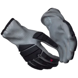 Beskyttelseshansker – Kjemikalie- og væskeresistente (Svart/Grå, 3 Par, Størrelse 7–11), SSK-038