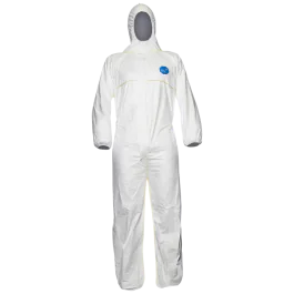 Tyvek Korttidsdress – Utmerket beskyttelse (Hvit, 1 Stykk, Størrelser S–3XL), SSK-552
