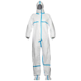 Tyvek Korttidsdress – Hvit, 80 stk – Størrelser S–3XL, SSK-559