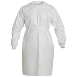 Tyvek Kjemisk Beskyttelsesfrakk – Partikkel- og Mikroorganismebeskyttelse, Hvit, 1 Stykk, Størrelse S/M – L/2XL, SSK-1016