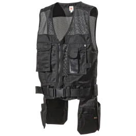 L.Brador Håndverksvest – Lett Ventilert, Svart (XS–3XL), SSK-097