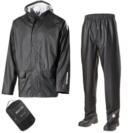 L.Brador Regnsett – Vann- og Vindtett, Høy Komfort (Svart, 1 Stykk, Størrelser S–3XL), SSK-1025