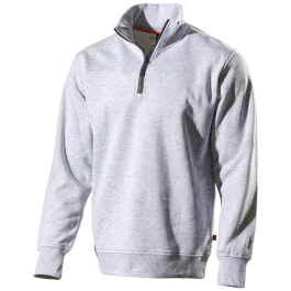 L.Brador Gensere – Komfortabel, Børstet Innside (Grå melange/Svart, XS–3XL), SSK-386