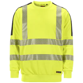 L.Brador Høy synlighetsgenser – Komfortabel (Gul/Svart, Størrelser XS–5XL), SSK-049