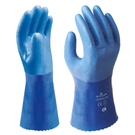 Showa Temres PU Hansker – Vanntett, Pustende (Blå, Størrelser 7-11), 1 Par, SSS-1158