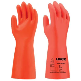 Uvex Power Protect Hansker – Beskyttelse mot elektrisk sjokk (Størrelser 8-10), 1 Par, SSS-60840