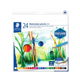 Staedtler Akvarellfargeblyanter Sett (12 & 24 assorterte), SDC-464