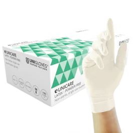 Unigloves Unicare Latex Hansker – Komfortable, allergivennlig, 1000 Stykk, SUG-GS001X