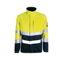Tranemo Cantex WS Jakke – Flammehemmende, Høy Komfort (Gul/marineblå, Størrelser: XS-4XL),  1 Stykk, STN-503588