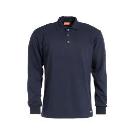 Tranemo Collegegenser med Krave – Flammehemmende (Marineblå, Størrelse XS-4XL),  1 Stykk, STN-637189
