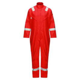 Ballyclare flammehemmende kjeledress for antistatisk lysbue, rød, 50 stk, SBC-FRASARCCOV993060