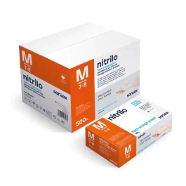 Santex GD26O engangshansker av nitril, oransje, 500 stk, SST-GD26O