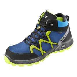 Lupriflex Rapid Mid Mid Blå/Sitron Vanntett Halvhøye Sikkerhetsstøvler, 1 Par, SLF-4-130