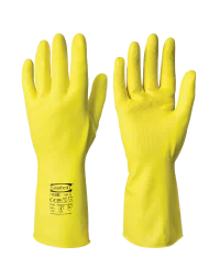 Granberg Latex Husholdningshansker – Høy slitestyrke, god grep, 12 Par, SGR-112-0400