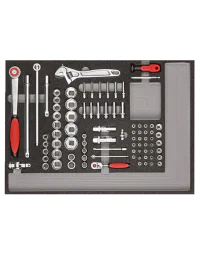 Gedore Red Line, R21010004, 129-stk verktøysett 3x CT-moduler, 1 sett, SGD-3301679