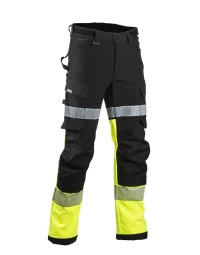 Dimex HI-VIS Softshell Bukser – Vanntett, Høy Synlighet (Størrelser 44-64), 1 Stykk, SDM-6142