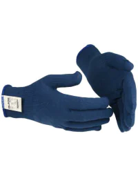 Guide Arbeidshansker – Høy Komfort, Isolerende Fiber (Blå, 12 Par, Størrelser 8-10), SSK-019