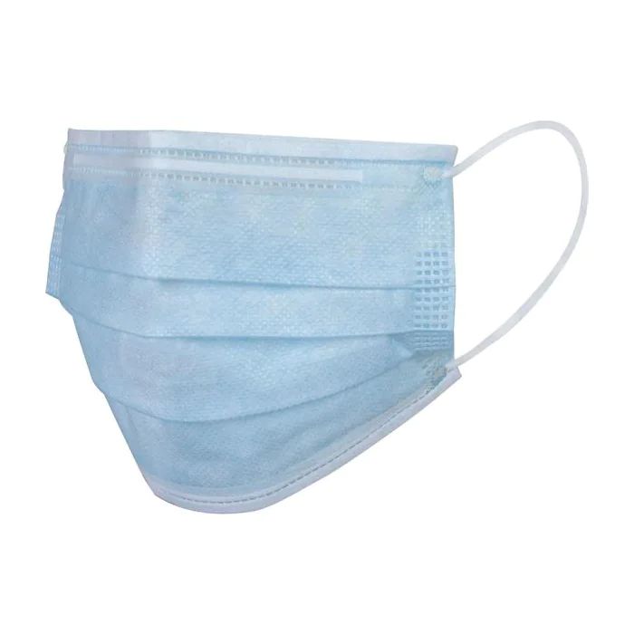 ASAP 30011 Type IIR ansiktsmaske for voksne med øreløkker, blå, 1 pall, SAS-30011