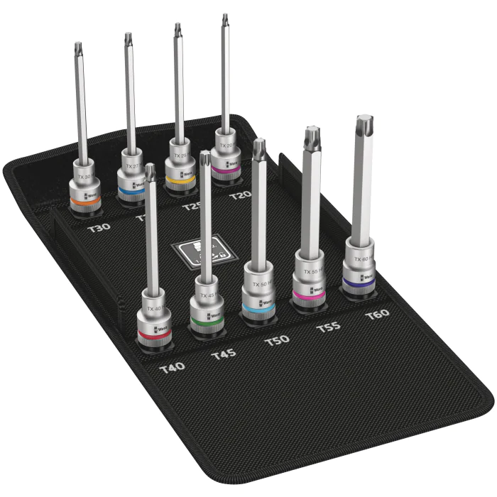 Wera Bit Socket Set – TORX® HF og Zyklop, 1 Boks, SWE-385