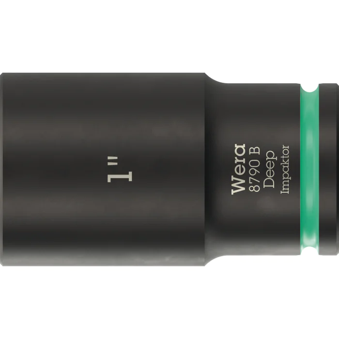 Wera Impaktor Dyp Nøkkel- og Socketsett – Høy Slitestyrke, 1 Boks, SWE-396