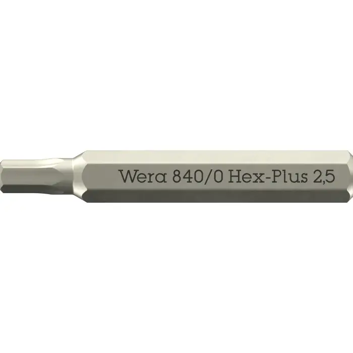 Wera Hex-Plus Mikro Biter for Sekskantede Skruer, 10 Stykk, SWE-217