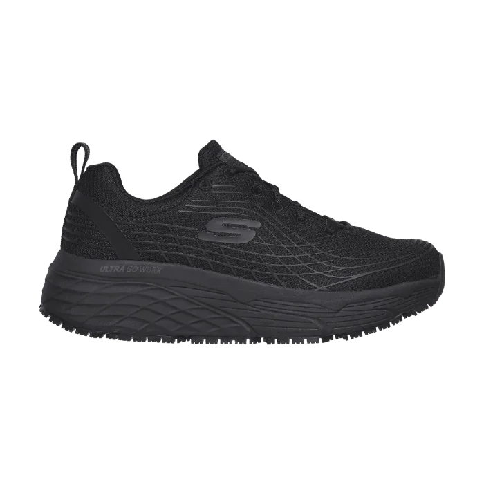 Skechers Max Cushioning arbeidssko, kvinner, svart og hvit, størrelse 35-41, SBG-1000002