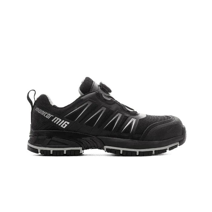 Monitor MIG vernesko, unisex, svart og hvit, størrelse 36-48, SBG-1000077