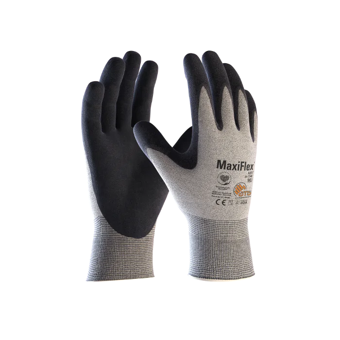 ATG MaxiFlex Elite ESD-hansker, unisex, gråmelert, 12 par, størrelse 7-12, SBG-1000296
