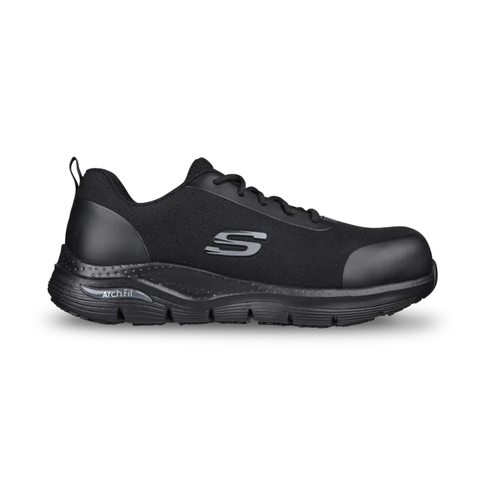 Skechers Arch Fit Ringstap vernesko herre svart, str. 41-46, SBG-1000452