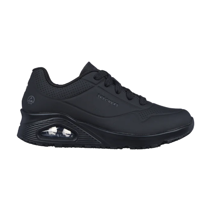 Skechers Uno arbeidssko herre svart, størrelse 40-47, SBG-1001057