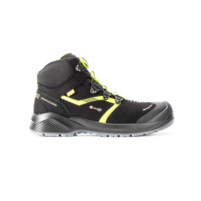 Sixton Scatto Boa sikkerhetsstøvel, unisex, svart, størrelse 36-48, SBG-1001204