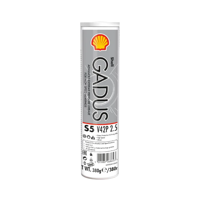 Shell Gadus S5 V42p 2.5 Cartridge – Høy ytelse, langvarig smøring ( 1006500, 1 Stykk, 5 kg )