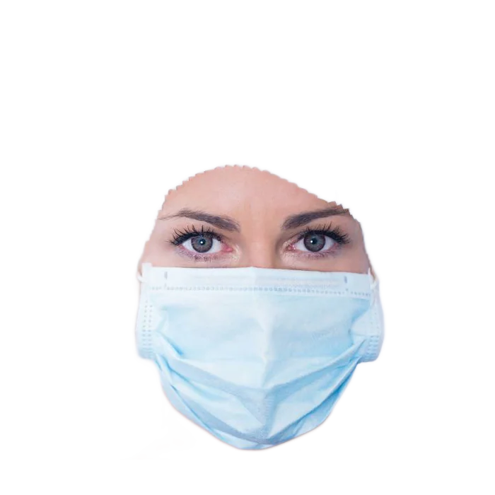 Granberg Kirurgiske Masker – Høy Partikkelfiltrering (210.0022E, Blå hvit, 50 Stykk, størrelse-Gratis størrelse)