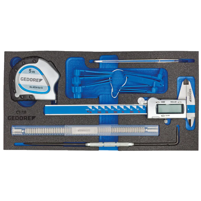 Gedore Blue Line, 1500 CT1-711, presisjonsmekanikk i CT-modul, 1 sett, SGD-2309084