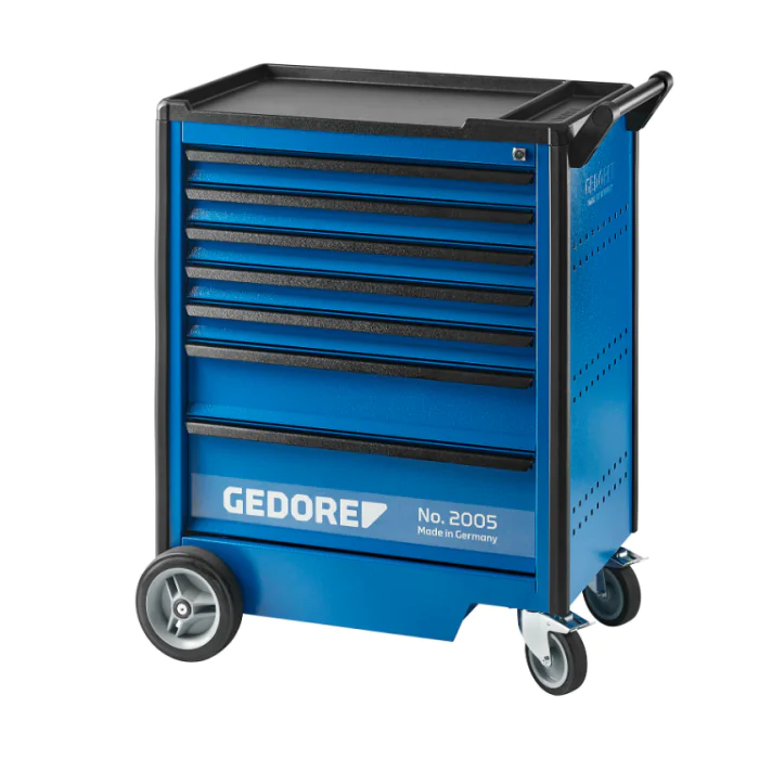 Gedore Blue Line, 2005 0511 E, Verktøyvogn med sikre låseskuffer, 1 stk., SGD-2827379