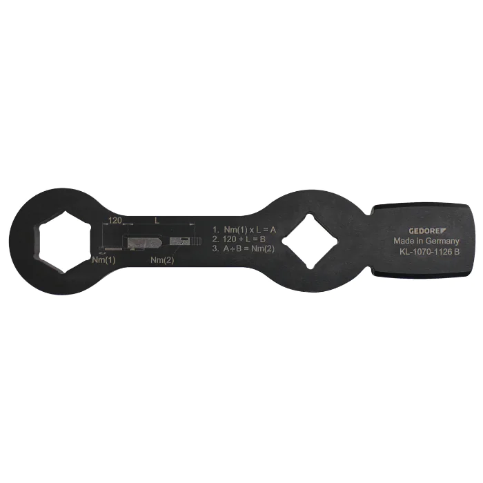 Gedore Automotive Schlag-Sechskant-Schlüssel SW 26-27, 1 Stykk, SGD-1275