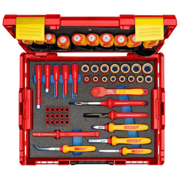 Gedore Blue Line, 1100-1094, 53-stk VDE Verktøysortiment, Hybrid i L-Boxx 136, 1 sett, SGD-2979063