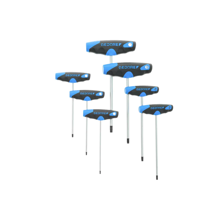 Gedore Blue Line, 2142 TX-007, 7-stk Torx-skrutrekkersett, 1 sett, SGD-3037401