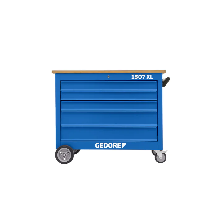 Gedore Blue Line Mobil arbeidsbenk med 4 til 6 skuffer, SGD-337