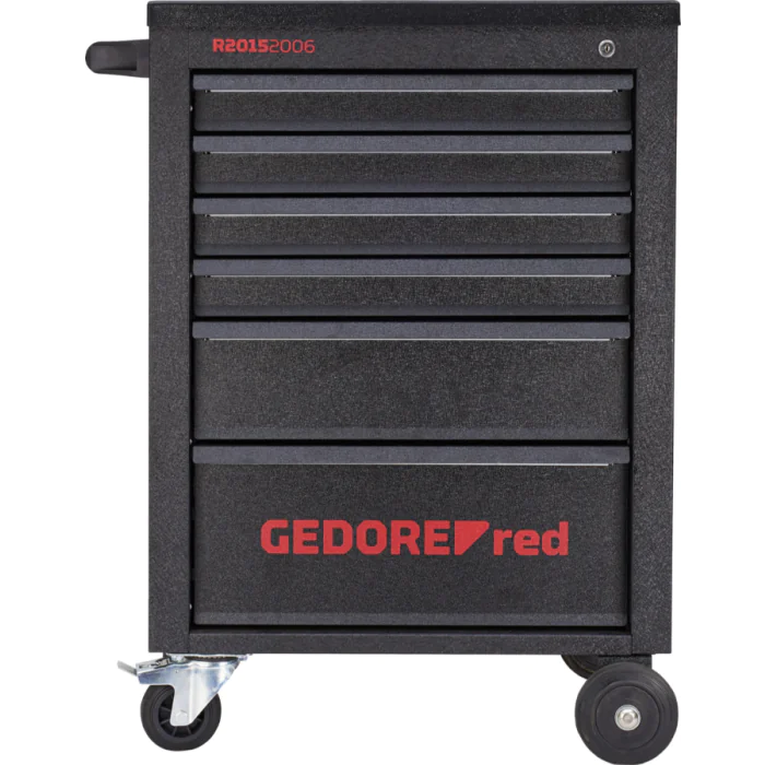 Gedore Red Line, R20152006, Verkstedvogn Blackmechanic 6 skuffer, 1 stk., SGD-3300012
