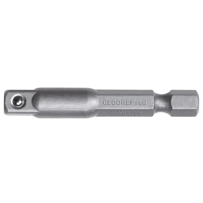 Gedore Red Line, R47110009, Sokkelholder 1/4 Sq x 1/4 Hex L 50 mm, 1 Stk, SGD-3300150
